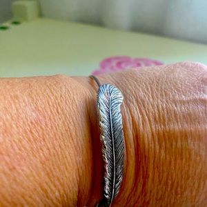 Alex and Ani feather bracelet